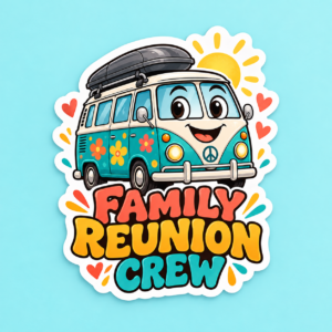 Family Reunion Crew Sticker